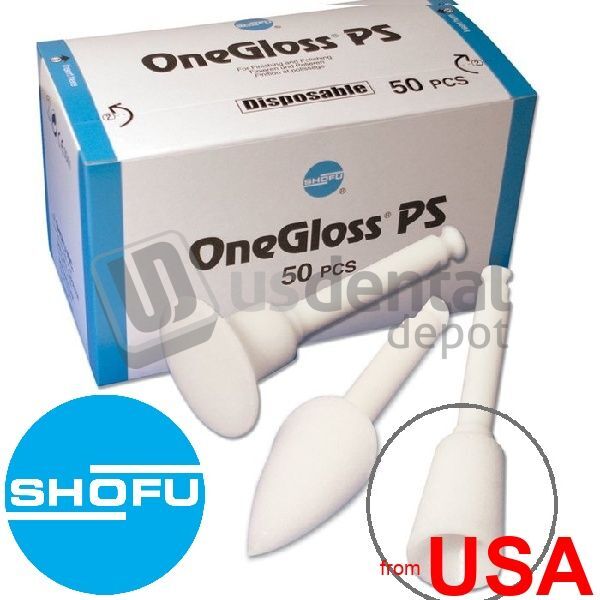 SHOFU OneGloss PS Refills CUPS 50 pcs ( individually packed ) #0176 111524