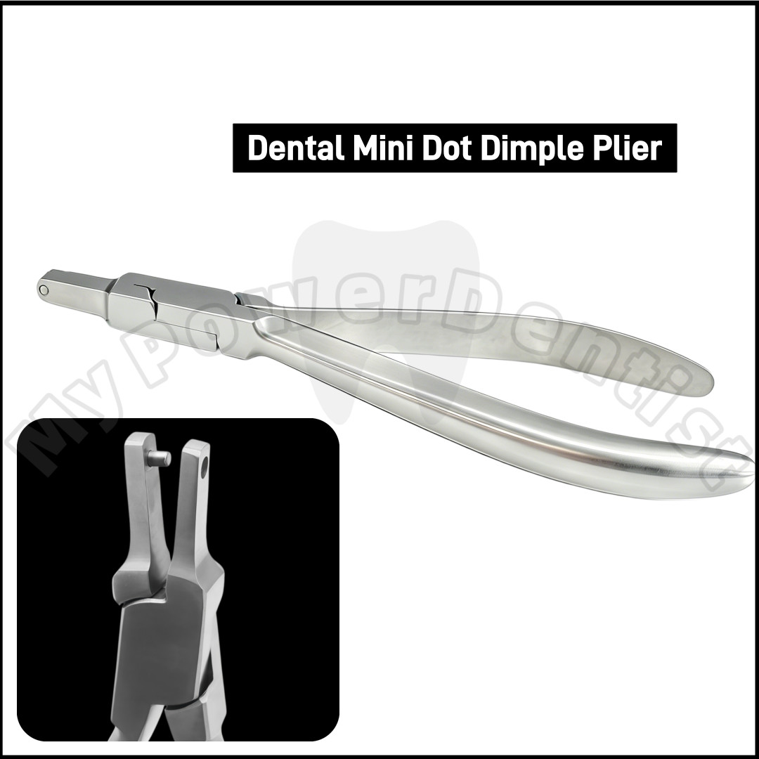 1Pc Dental Mini Dot Dimple Dental Aligner Plier Orthodontic Retainer Clear Brace