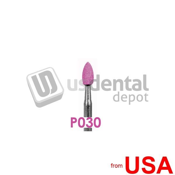 BESQUAL P030 PINK Mounted Points Flame F-2 – 10pk – for porcelain and 100570-12