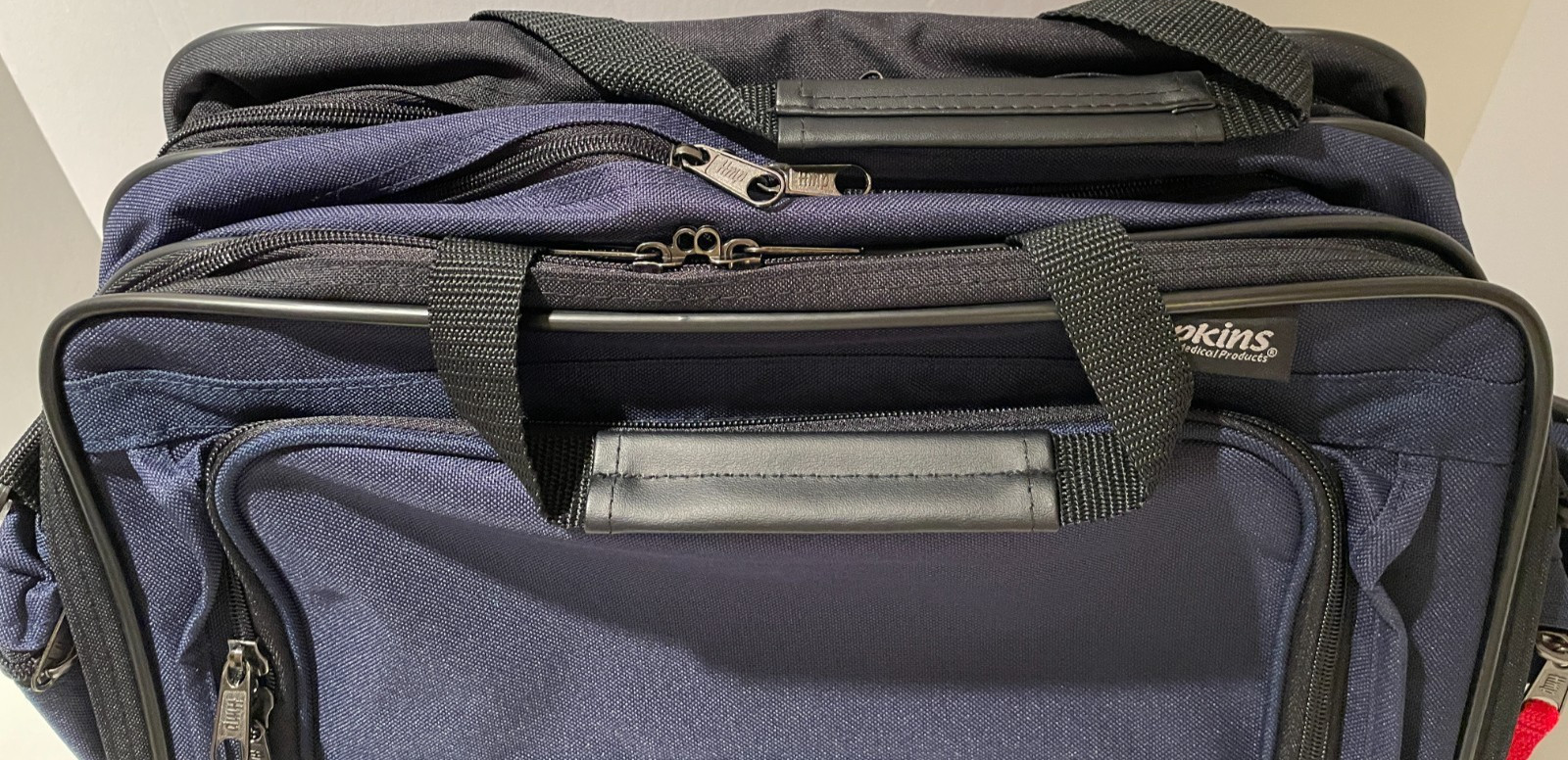 Hopkins Medical Products Rolling Bag Navy Blue #532185 New!