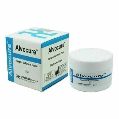 new Denpro Alvocure Iodo-form Dry Socket Paste 12gm For Dental (FREE SHIPPING)