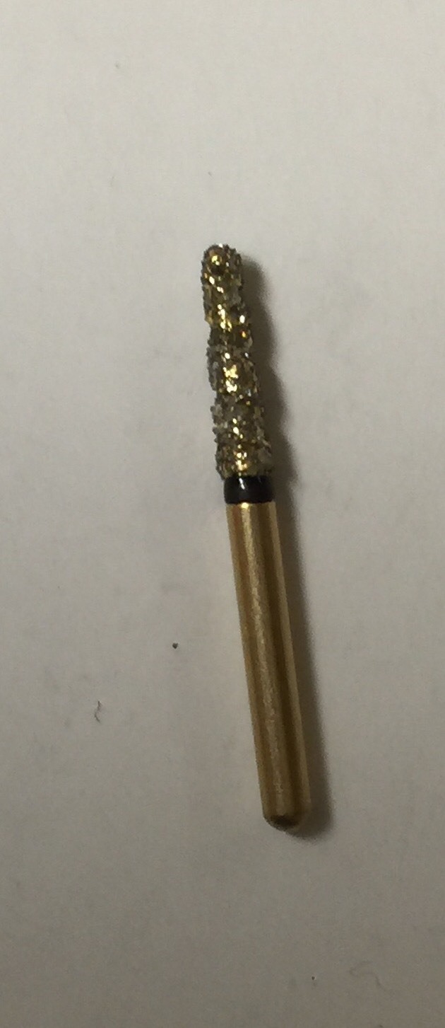 GS-197020xc /855-020xc 40X FG Gold DiamondBurs Triple Action crown & bridge prep