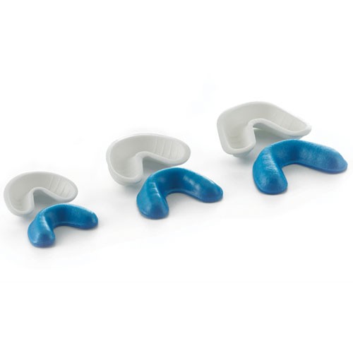 Medicom 10030-SUN Disposable Fluoride Dental Gel Tray Small Singles 100/Pk