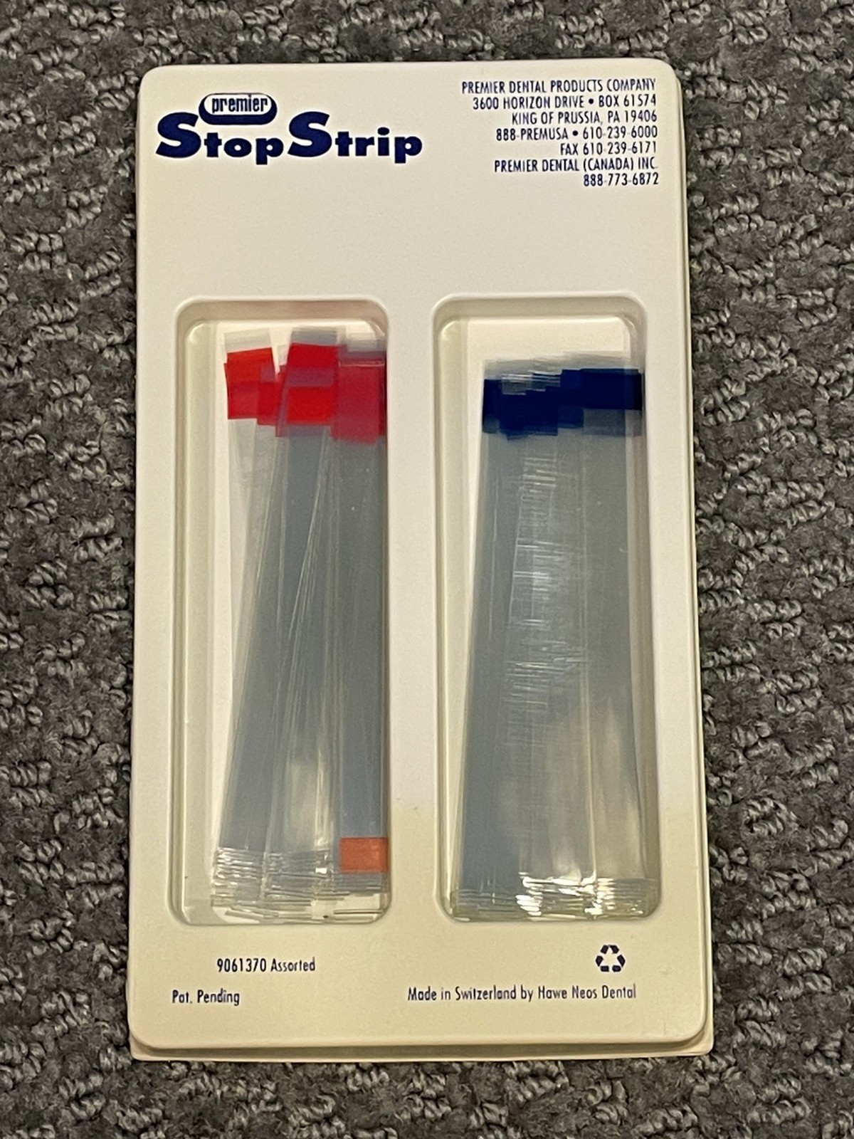 Premier Assorted Stop Strip #9061370, Blue (8mm) & Red (10mm)