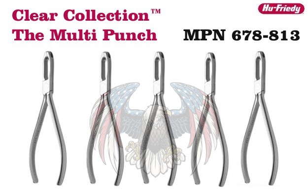 Lot of 5X Clear Collection The Multi Punch MPN 678-813