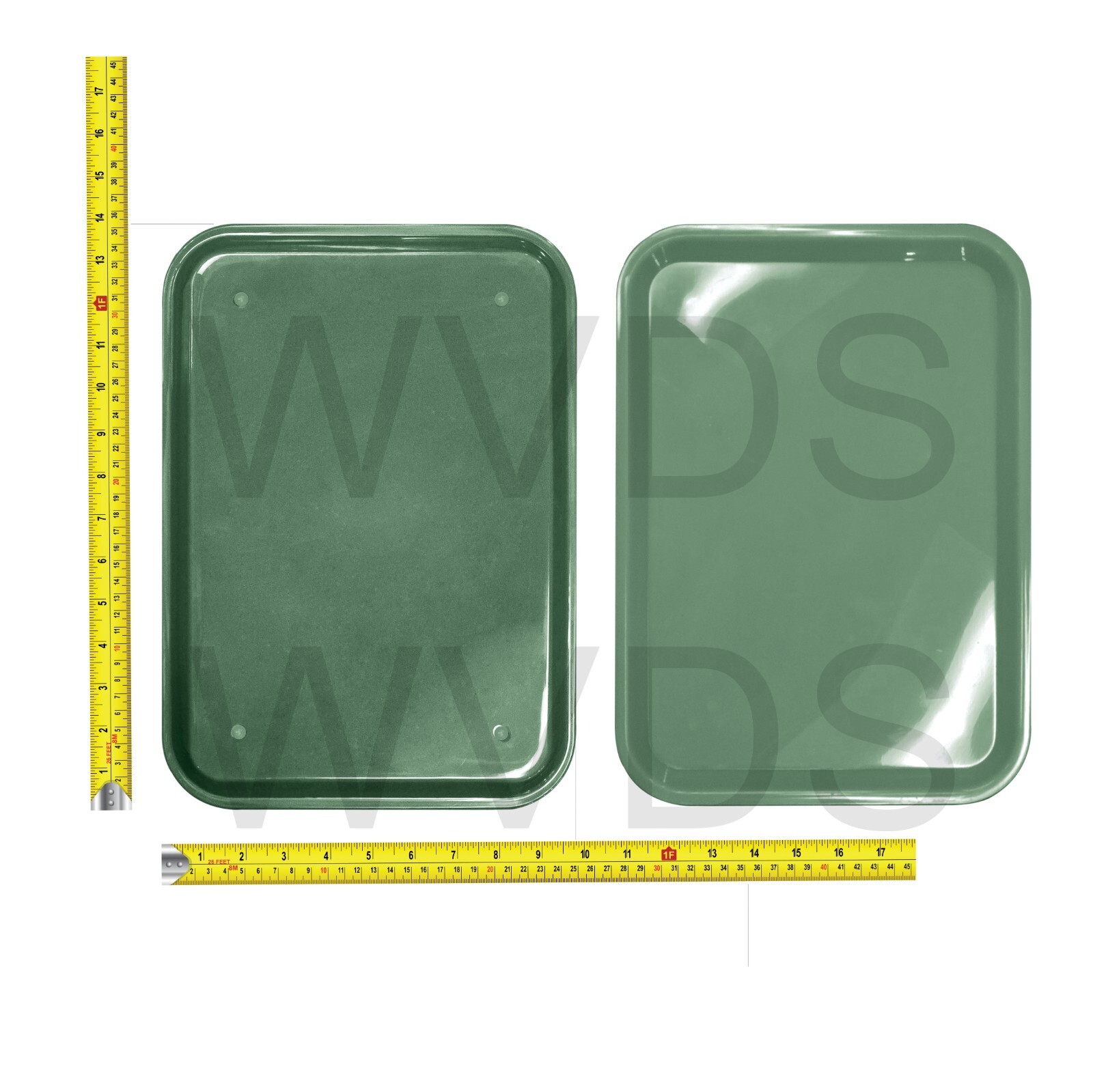 12x Dental Tray Autoclavable Plastic Instrument Flat Trays Size B All colors