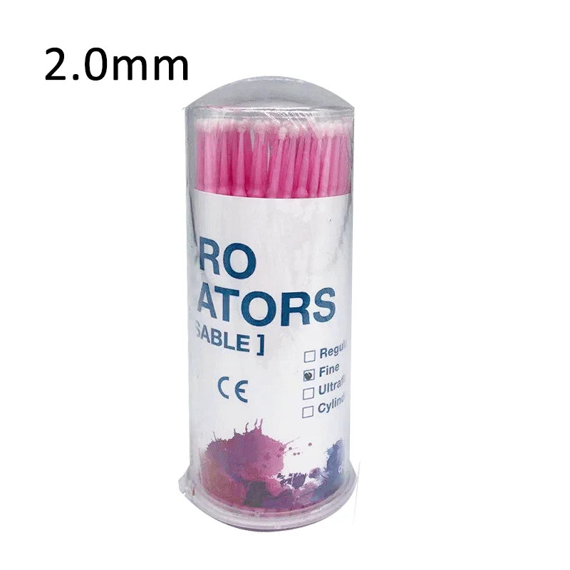 100Pcs/Bottle Dental Disposable Micro Brushes Applicators Micro Brush Dentistry