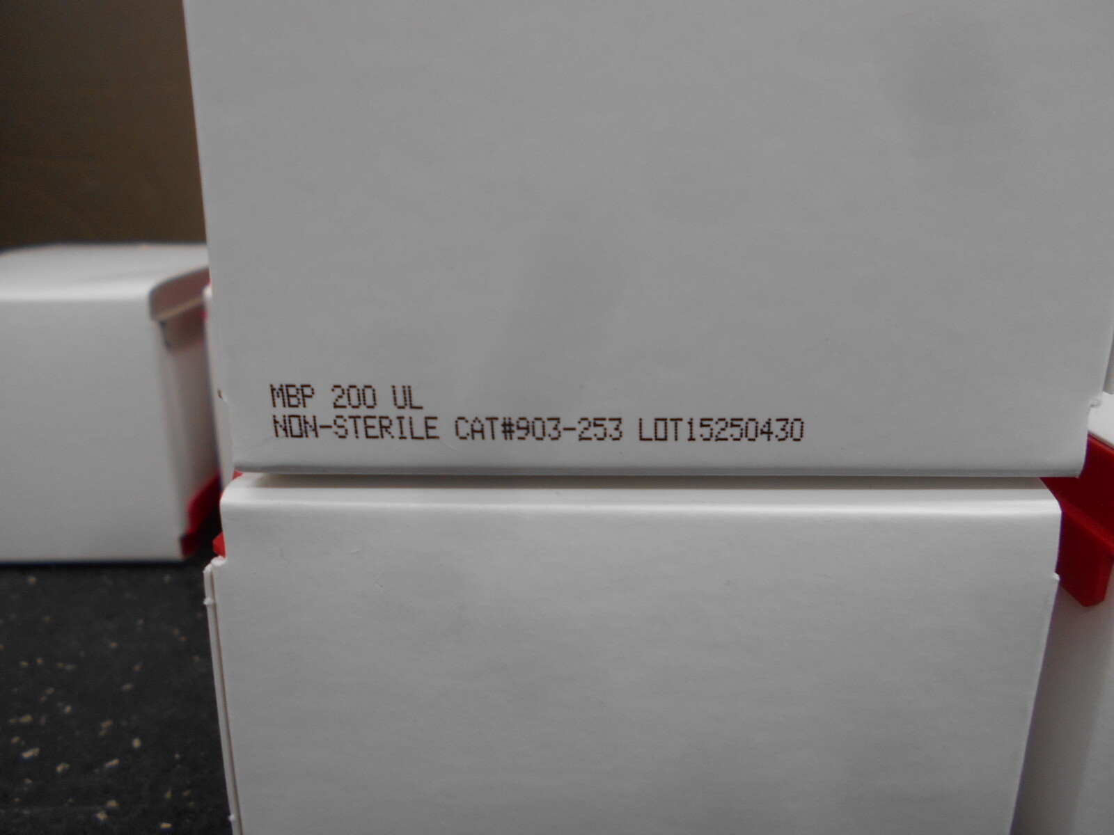LOT OF 8 MBP BIOROBOTIX 903-253 200µL NON STERILE PIPET TIPS 192/ BOX