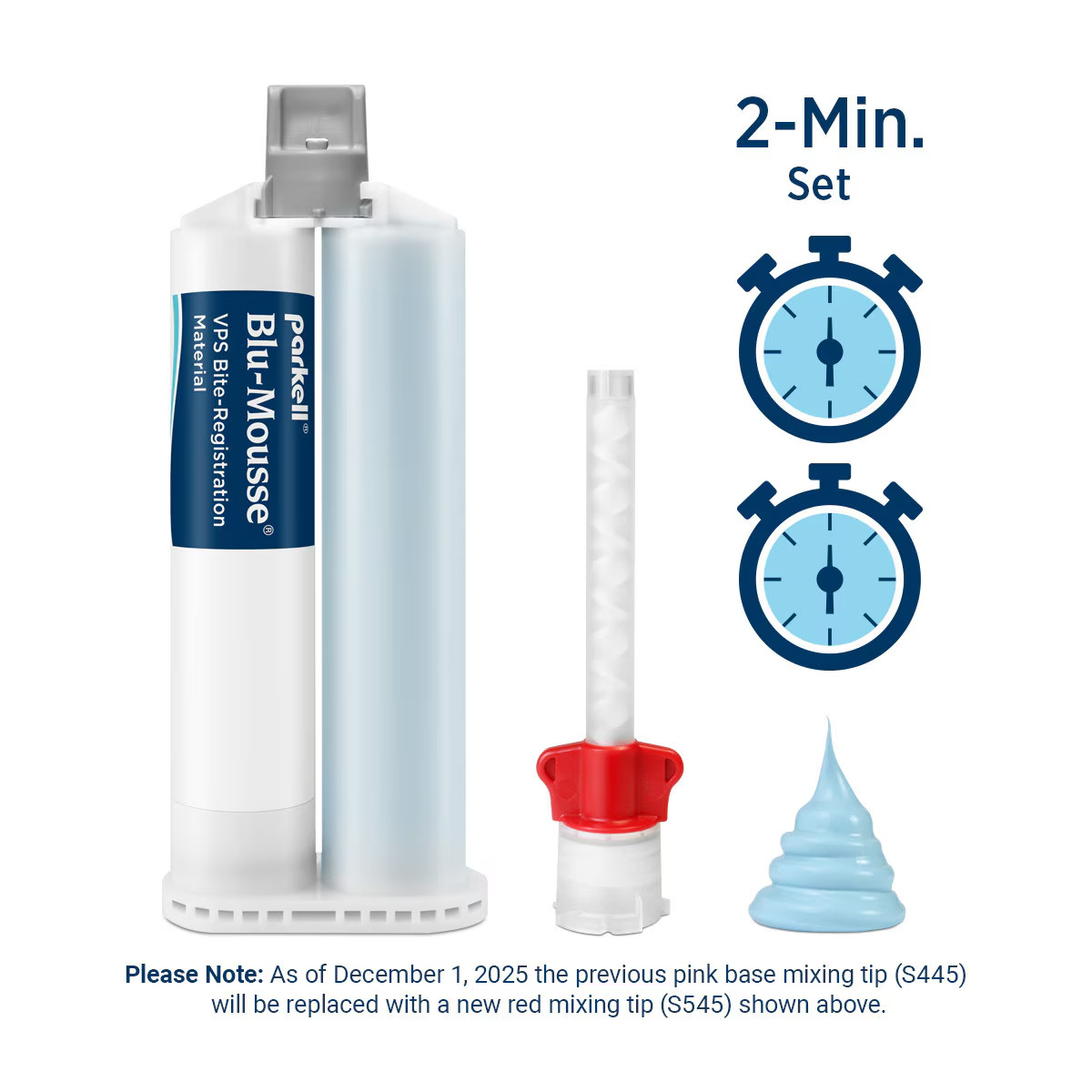 Blu-Mousse® Classic (2-min. set) S438S – EXPIRED 01-2025