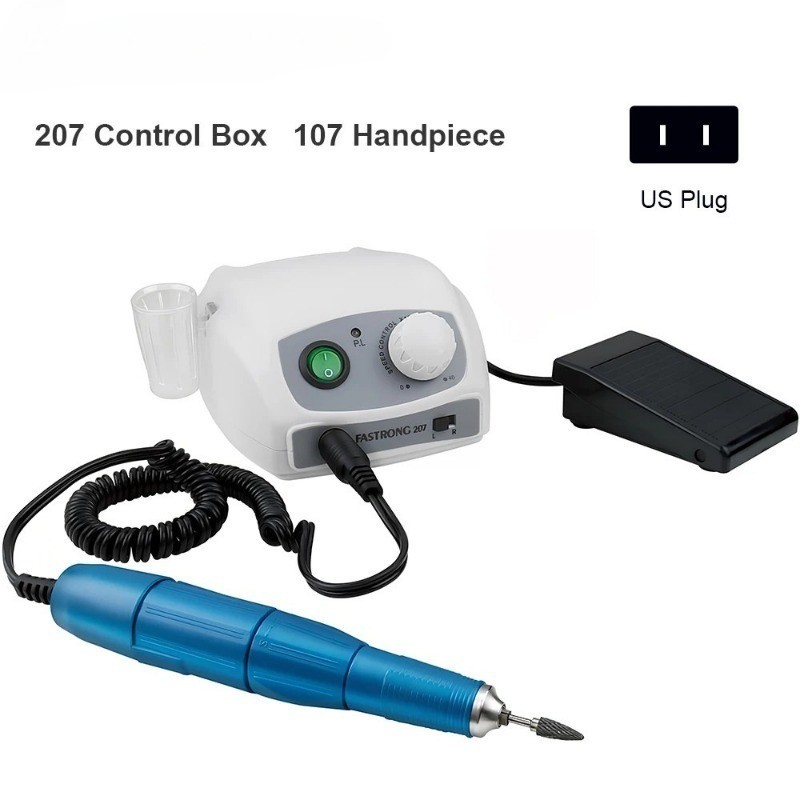 207 Dental Micromotor Lab Polishing Unit Electric Grinder fr Denture Fabrication