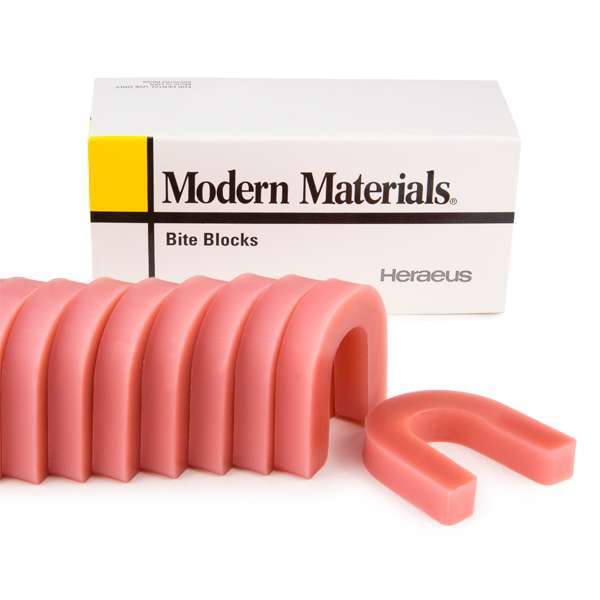 Modern Materials Bite Blocks – Soft, Pink, 120 per Box