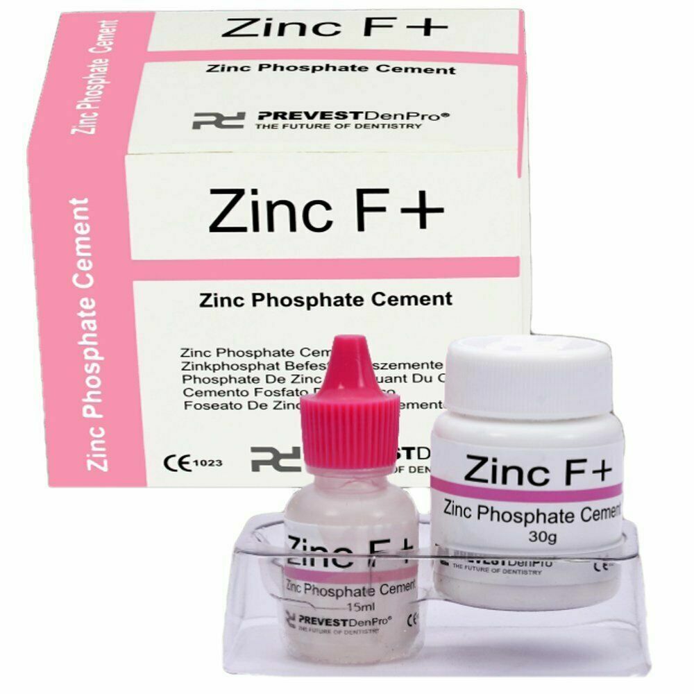 Zinc F + (PLUS) Phosphate Cement Powder-Liquid Kit By Prevest Denpro