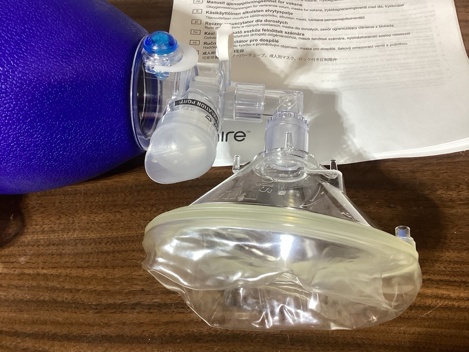 *1-Pack* Vyaire Medical AirLife Manual Adult Resuscitator 2K8032 Exp. 5/27/2029