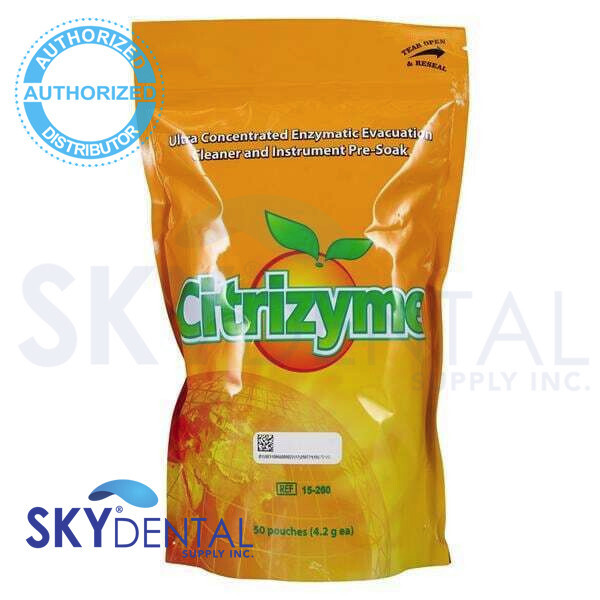 Pascal 15-260 Citrizyme Enzyme Evacuation System Cleaner Powder Unit Dose 50/Pk