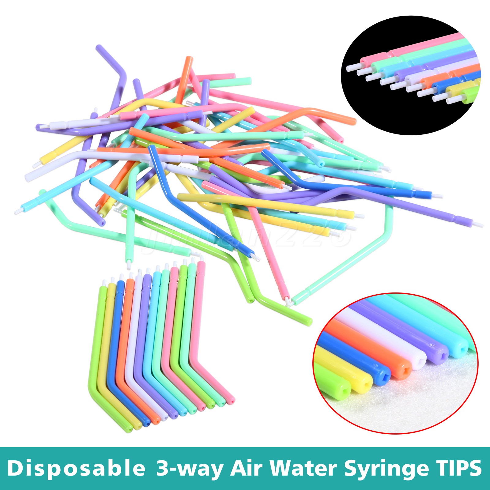 Disposable Air/Water Syringe Tips – Universal Fit, Dental (Choose Qty)