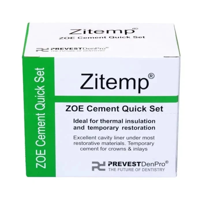 Dental ZITEMP ZOE Cement for Temporary Restoration & Cementation of Crowns