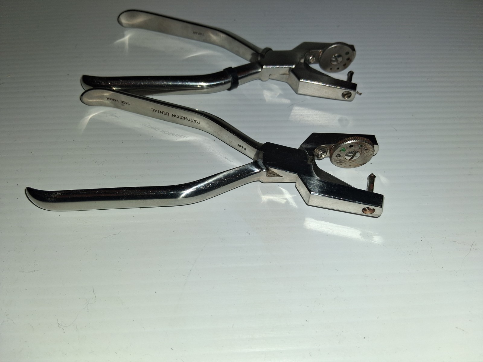 2 X Dental Centra KK-KI And Patterson PH-PF Rubber Dam Punches