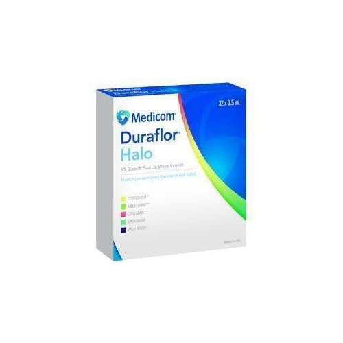 Medicom 1015-WB32 Duraflor Halo 5% Sodium Fluoride Varnish Wild Berry 32Pk 0.5mL