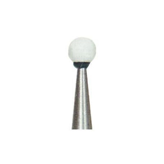 Shofu Dura-White RD1 round FG, 12/pk, aluminum oxide finishing stones REF 0247