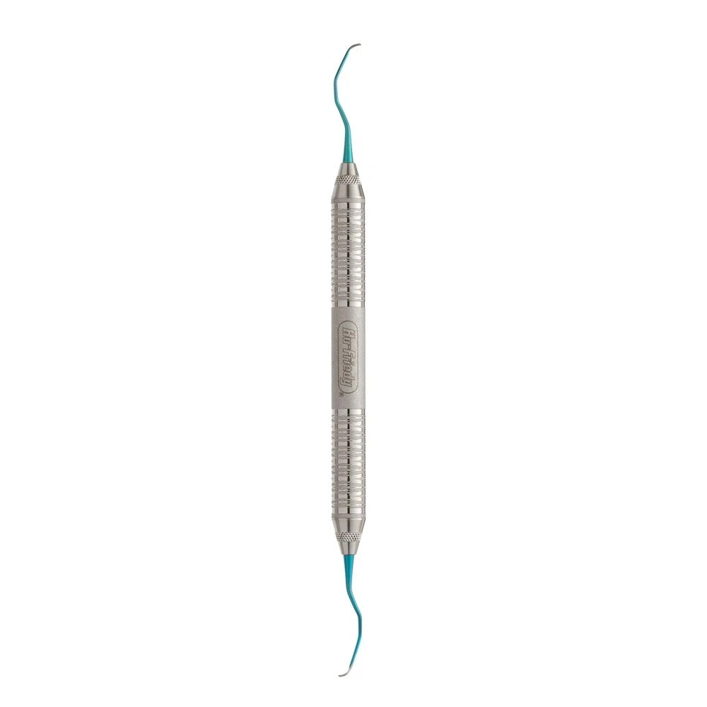 Hu-Friedy IMPM13/14T Titanium Implant Scaler Gracey 13/14 Teal Handle