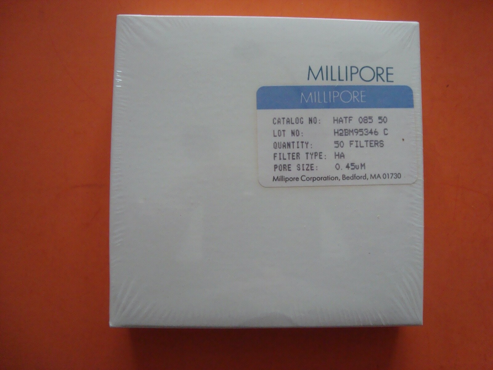 Millipore HATF 08550 0.45 µm 85mm nitrocellulose filters NEW! OEM NOS 50/pk
