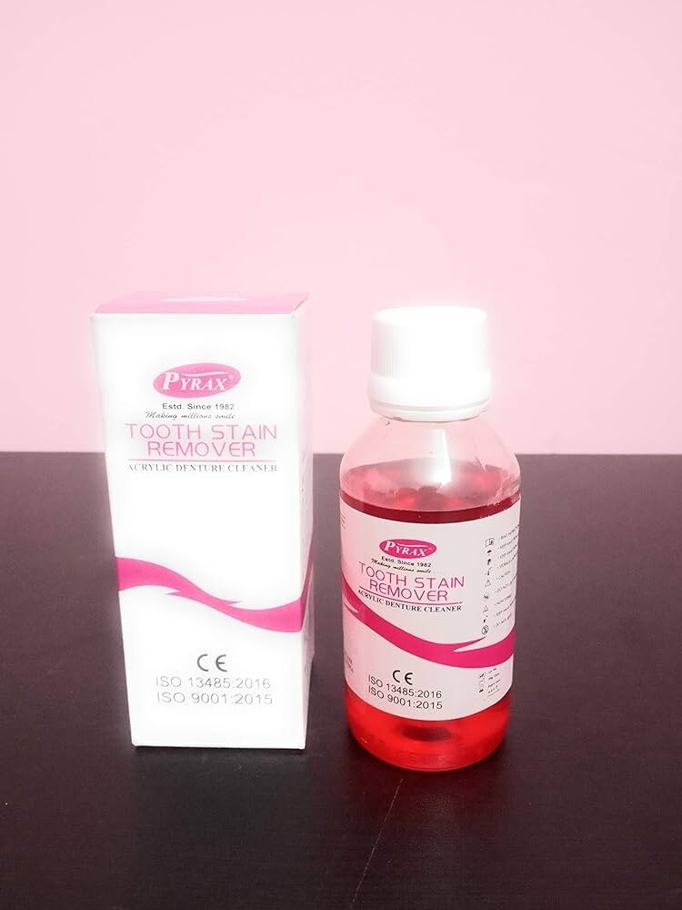 Pyrax Dental TOOTH STAIN REMOVER Cleaning of removable prosthesis 100ml