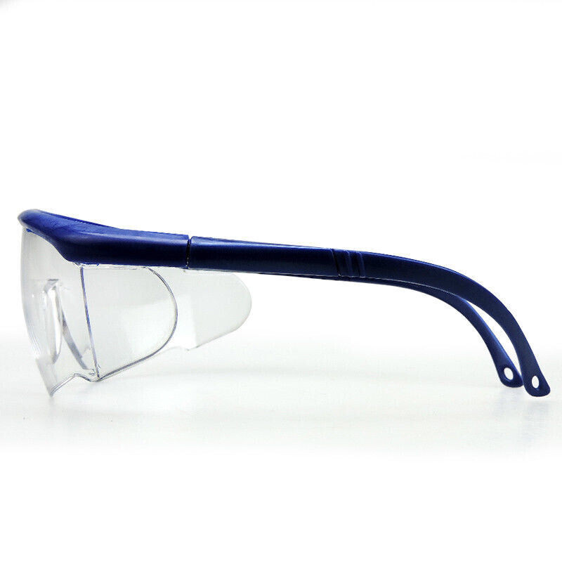 3x Dental Protective Anti-fog Blue Frame Eyes Goggle Glasses Light Curing Safety