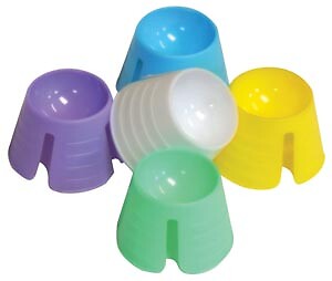 MYDENT DEFEND DAPPEN DISHES, ASSORTED COLORS, 1000/BOX, DD-5000