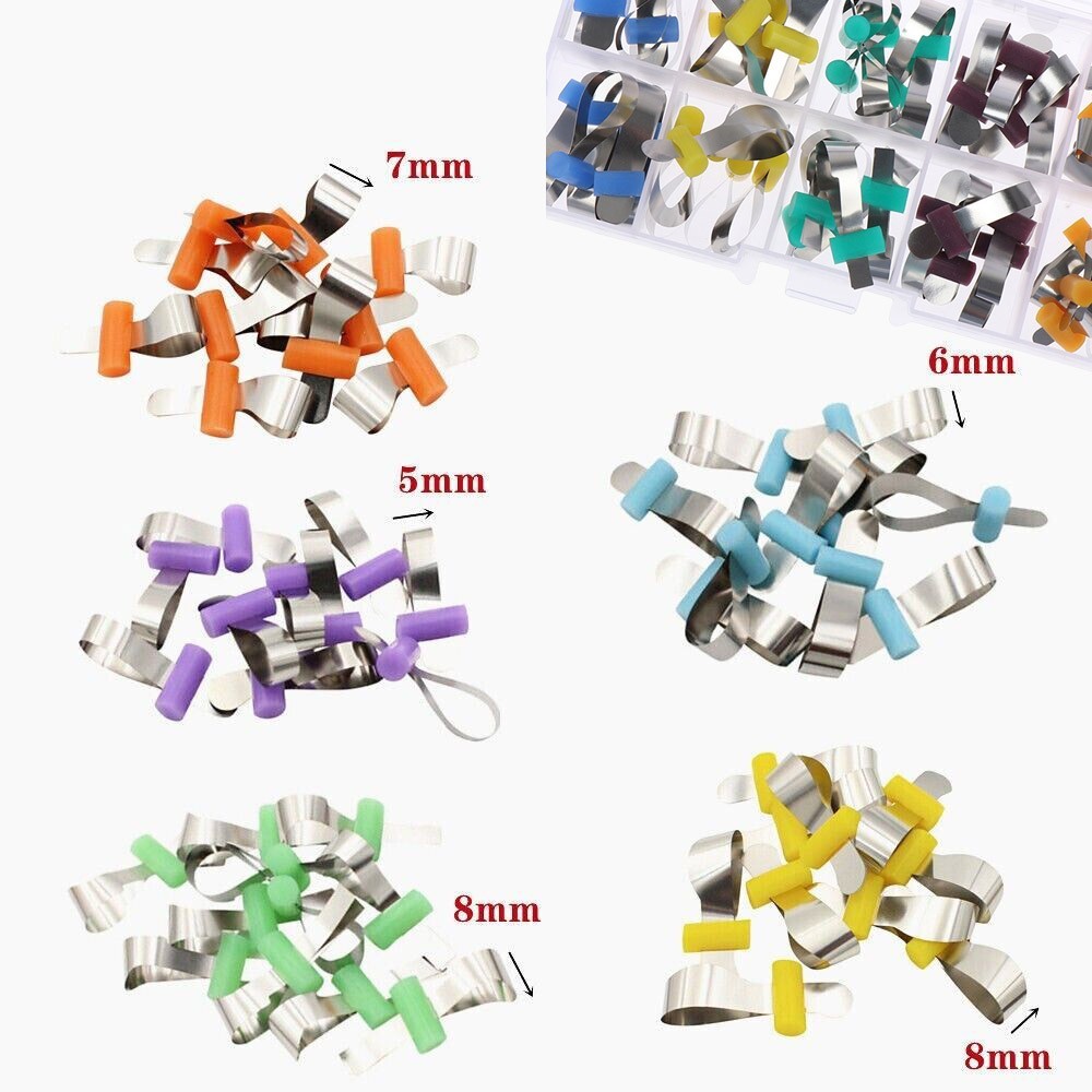 Dental Metal Matrices Bands Automatrix Kit Retainerless With Locker Matrices