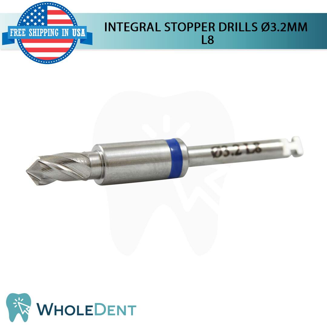 Surgical Integral Stopper Drill Ø3.2 External Irrigation Dental Implant