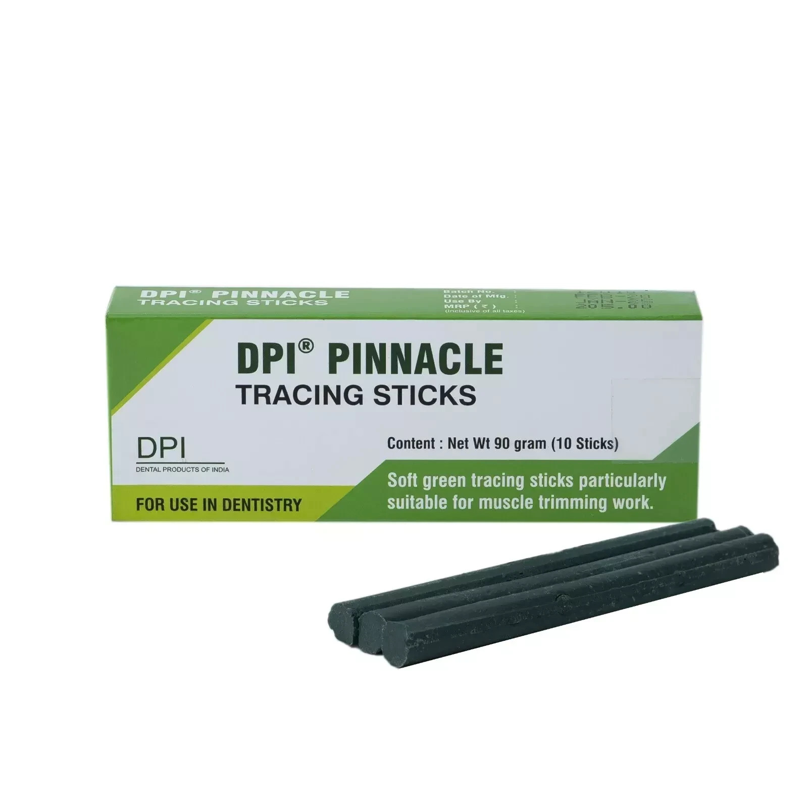 Green Sticks Wax Impression Compound Box DPI 10 Sticks Dental freeshipping