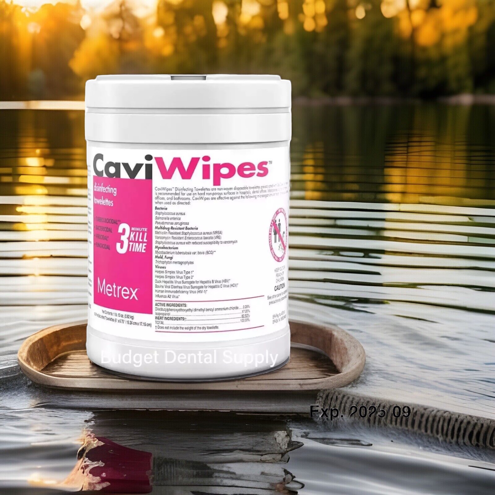 1x Caviwipes #13-1100 Towelettes – Exp. 2025-09