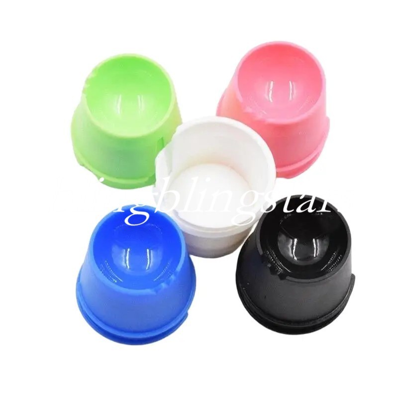 100 Pcs Disposable Dental Plastic Small Bowl Dappen Dish Container Mixed Colors