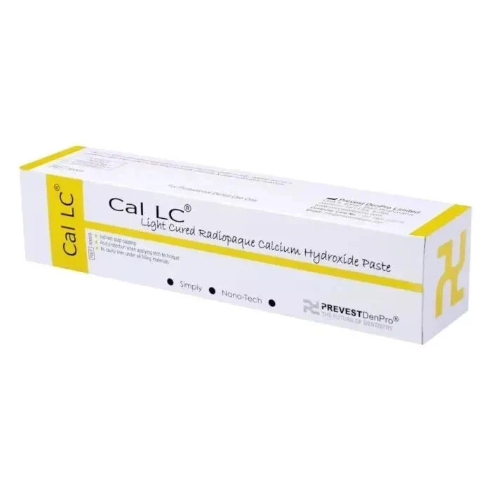Prevest Denpro Cal LC Light Cure Radiopaque Calcium Hydroxide Paste 2 x 2gm