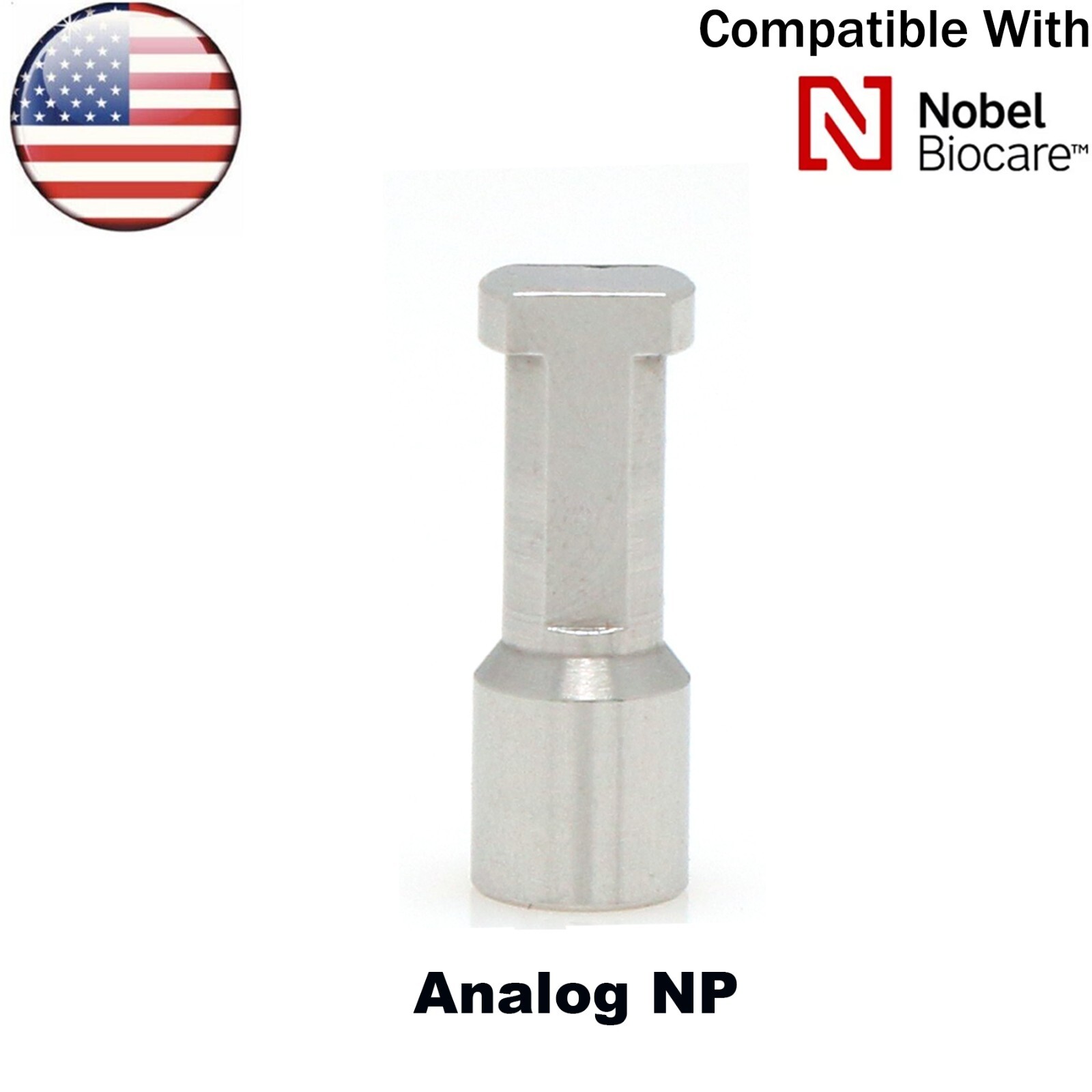 US Dental CAD/CAM Implant Scan Body Analog fit Hiossen Nobel Biocare Straumann