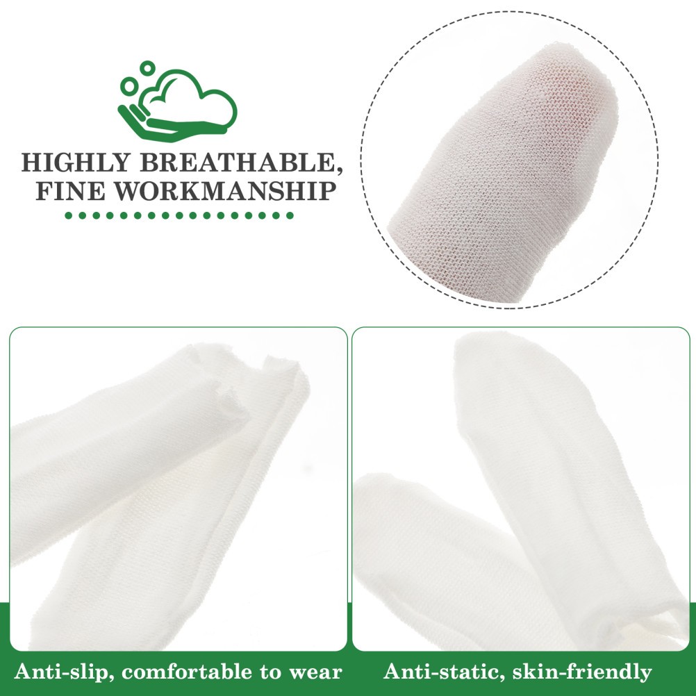 150 Pcs Finger Sleeves Protectors Breathable Cots Waterproof Cover