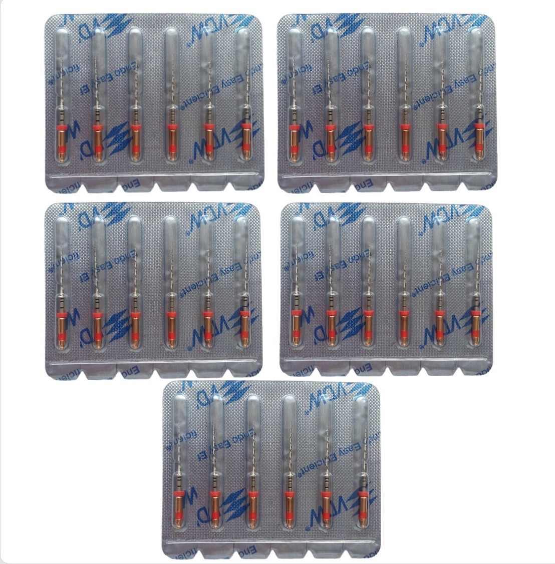 5 packs VDW RECIPROC Sterille File Endo M-WIRE 25mm R25 6pcs/Pack NiTi-Files