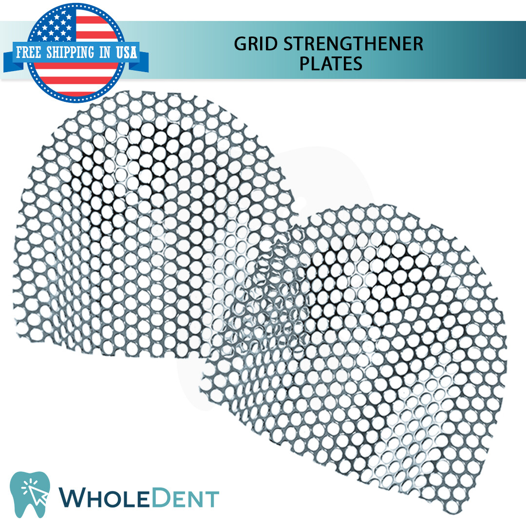 Dental Lab Laboratory Grid Strengthener Plates Dentaurum Stainless Steel 10pcs