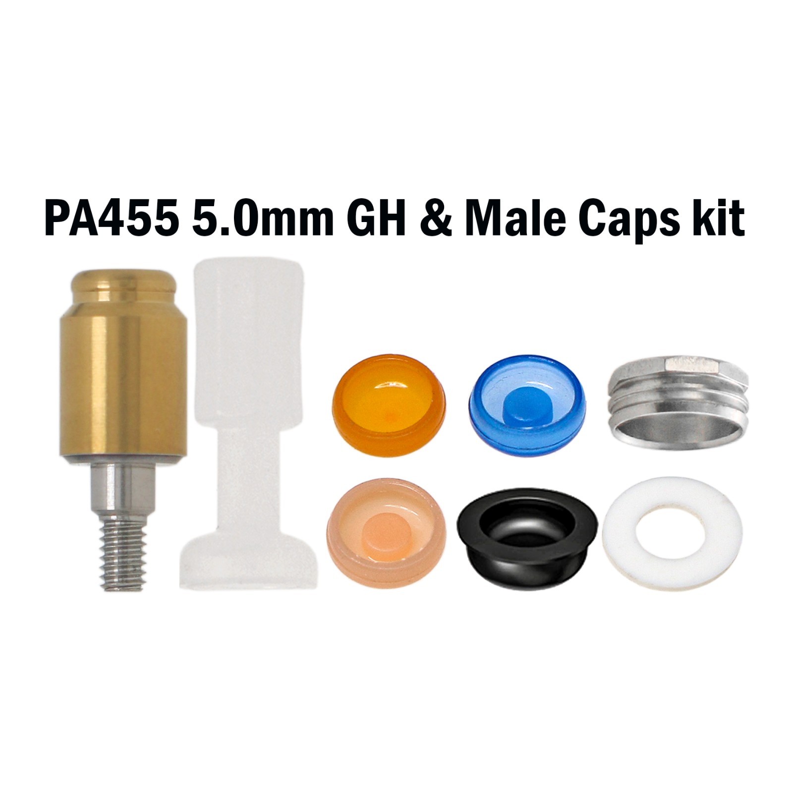 US Locator Overdenture Abutment Fit Zimmer Screw-Vent 4.5mm Male Cap Kit Implant