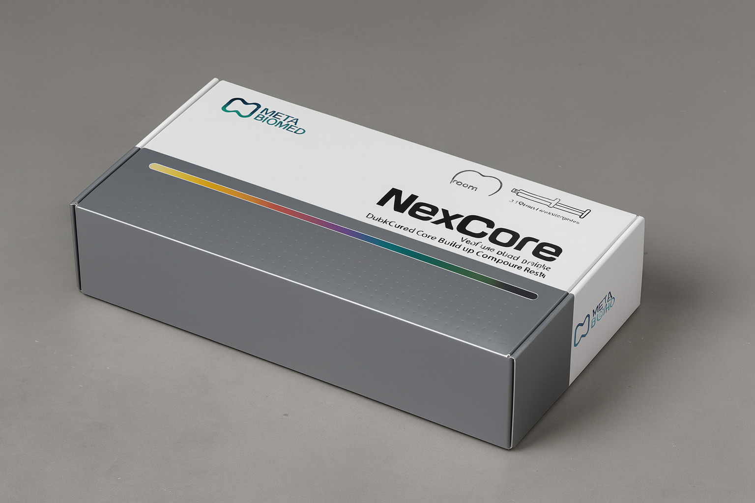 Meta Biomed Nexcore Dual Cured Core-Build Up Composite Resin Cement Pack Of 2