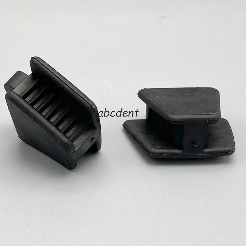 Dental Silicone Mouth Props Opener Bite Blocks Black Latex Free Autoclavable