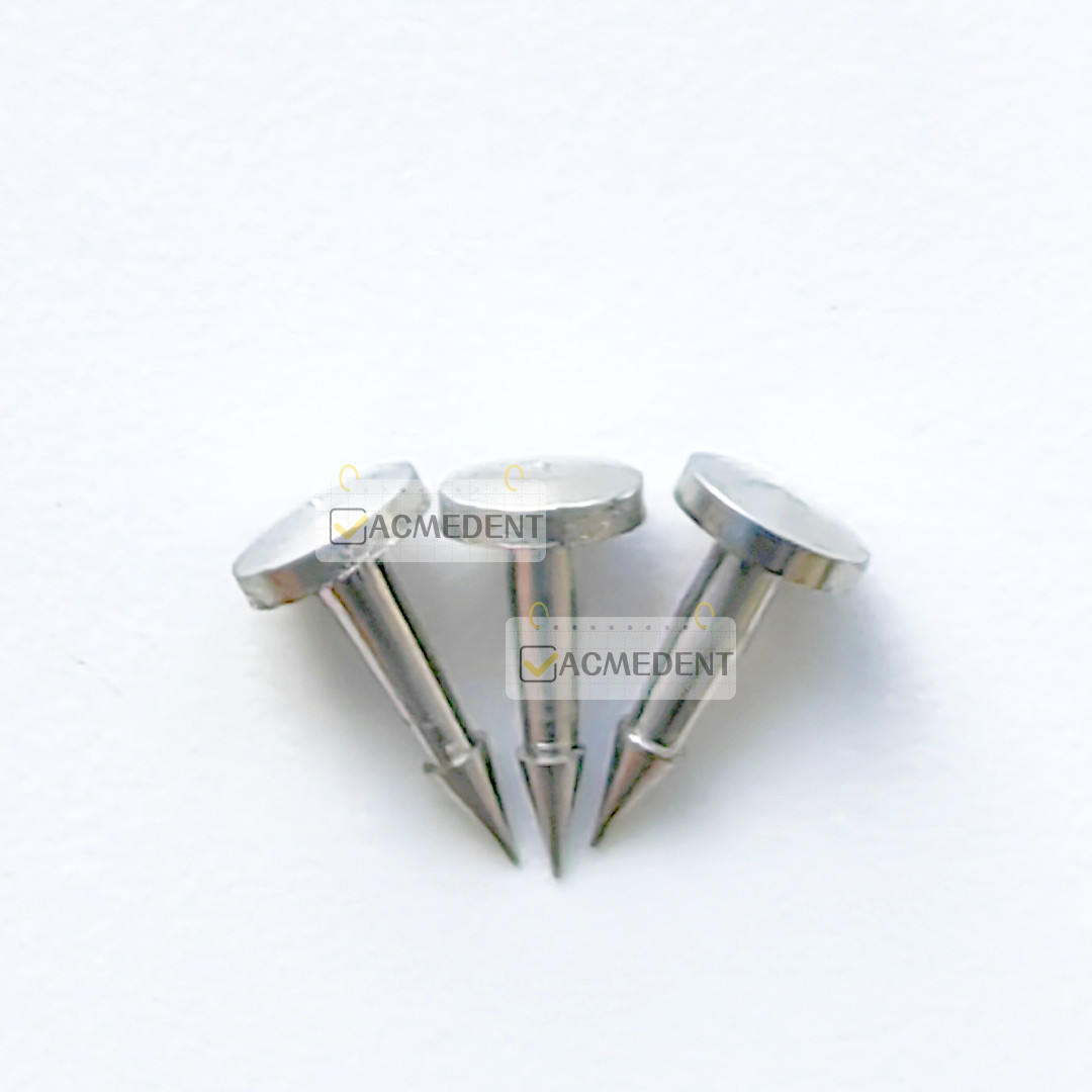 Dental Bone Tack Pins Handle Membrane GBR Fixation Strike Straight Curve TI TAC