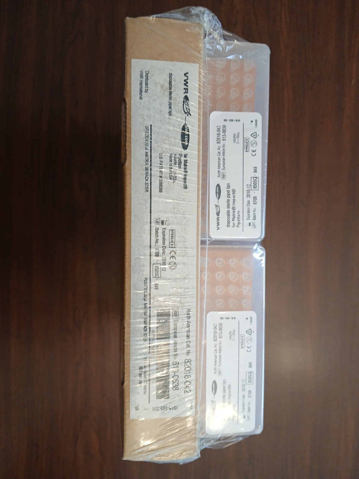 VWR 82018-042 Disposable Sterile Pipet Tips for MATEIX & IMPACT 0.1-30 µL EXPIRE