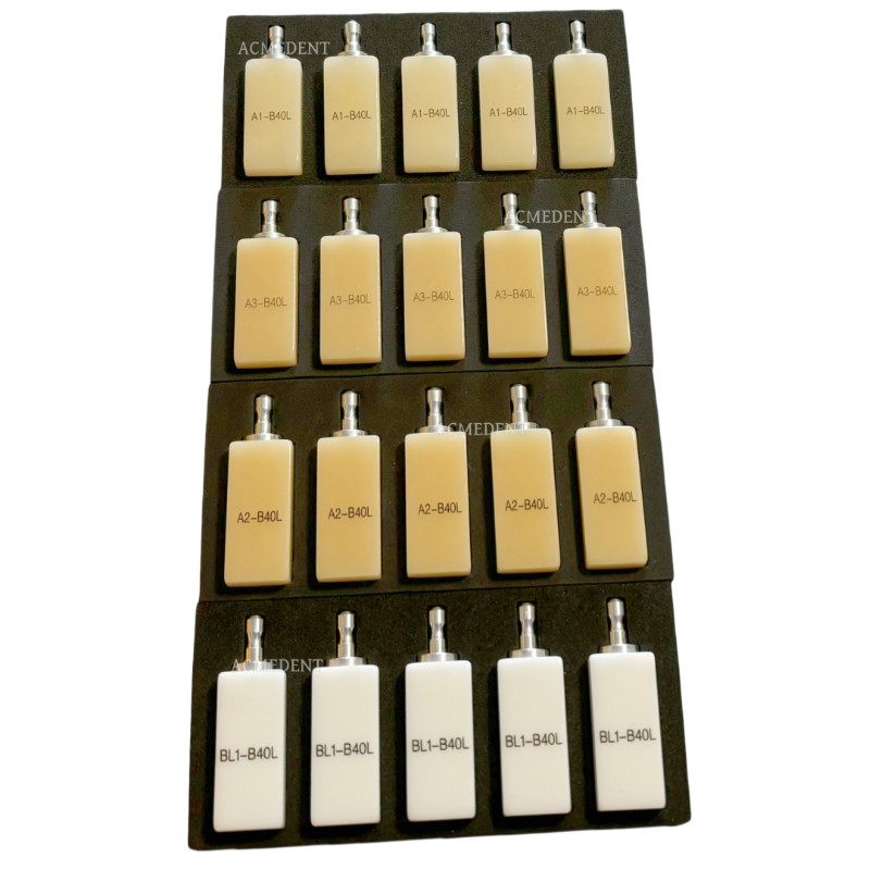 Dental PMMA Blocks Disk B40L Block Bleached Blocks A1 A2 A3 BL1 Bridge