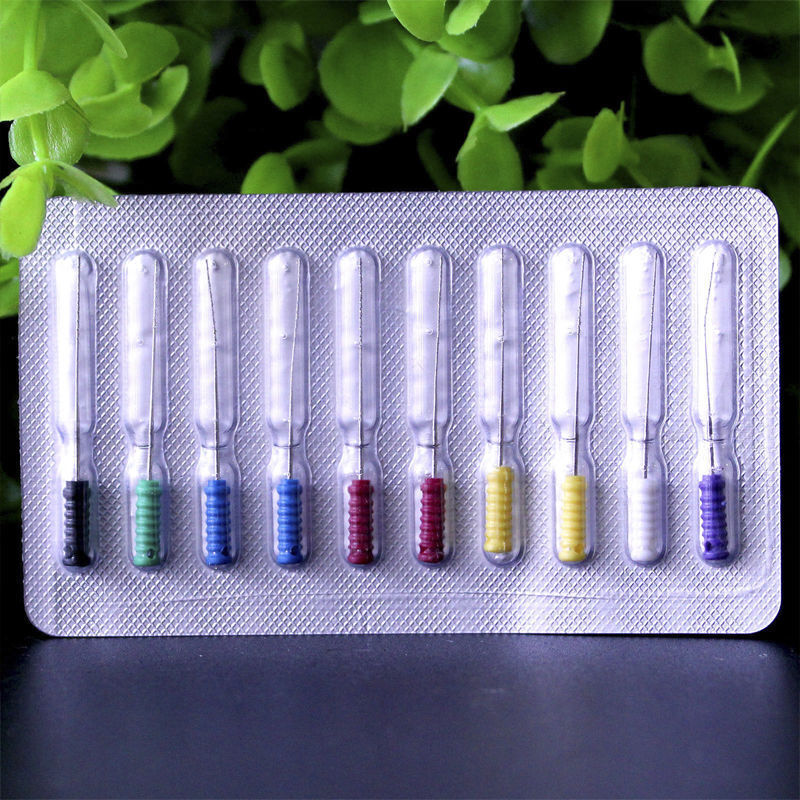 Dental Nerve Broach Barbed Broaches Endodontic Needles Files Root Canal 21/25mm
