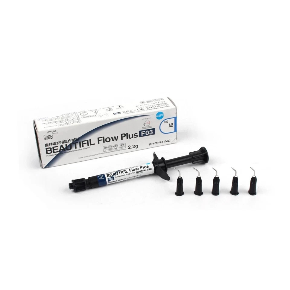 Shofu Beautifil Flow Plus F03 Dental Flowable Composite 2.2gm Shade A2 Free Ship