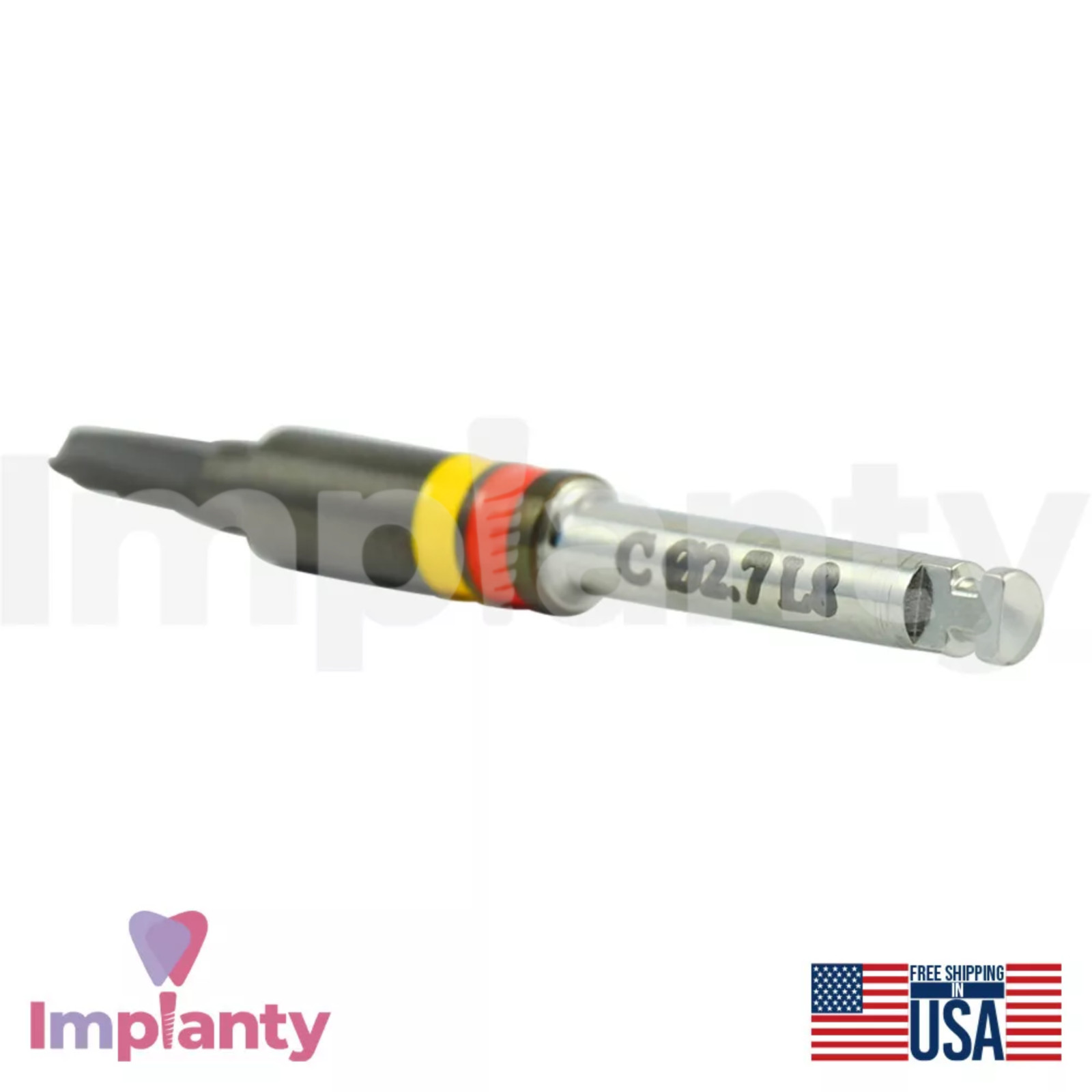 GDT Dental DLC Conical Integral Stopper Drills Ø1.9mm x Ø2.7mm Laser Marked