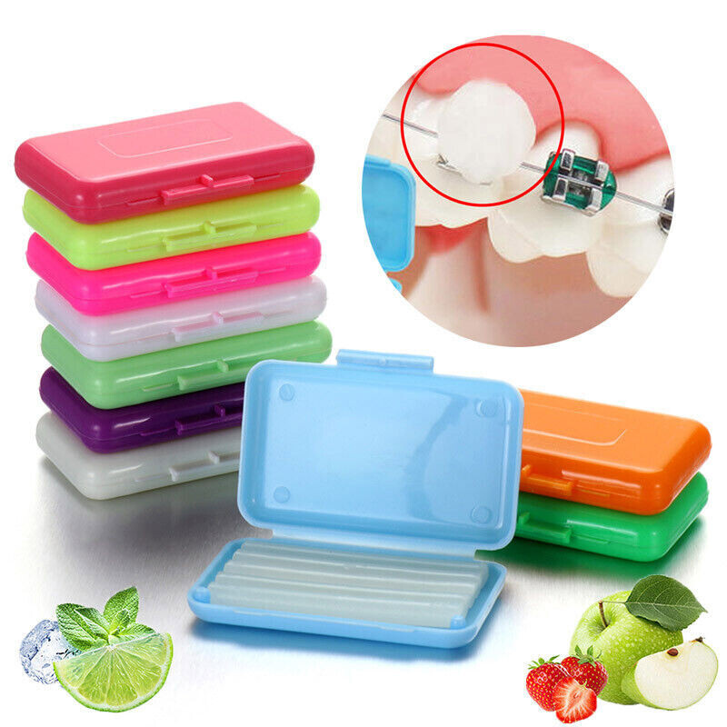 Dental Orthodontic Fruit Scents Ortho Relief Wax Brackets Braces Gum Irritation