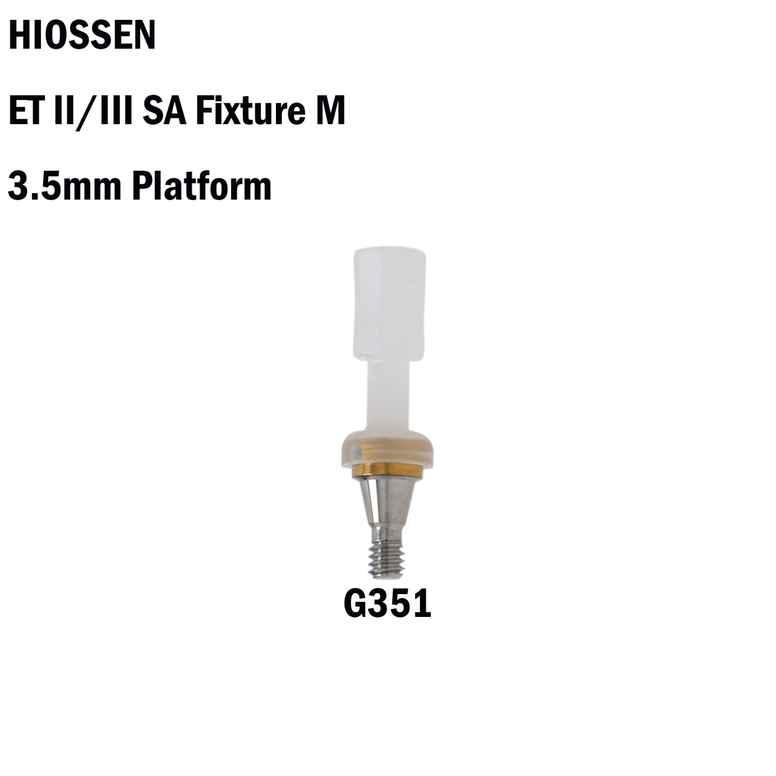 Dental Locator Abutment Attachments for HIOSSEN ET II/III SA Fixture Mini/R