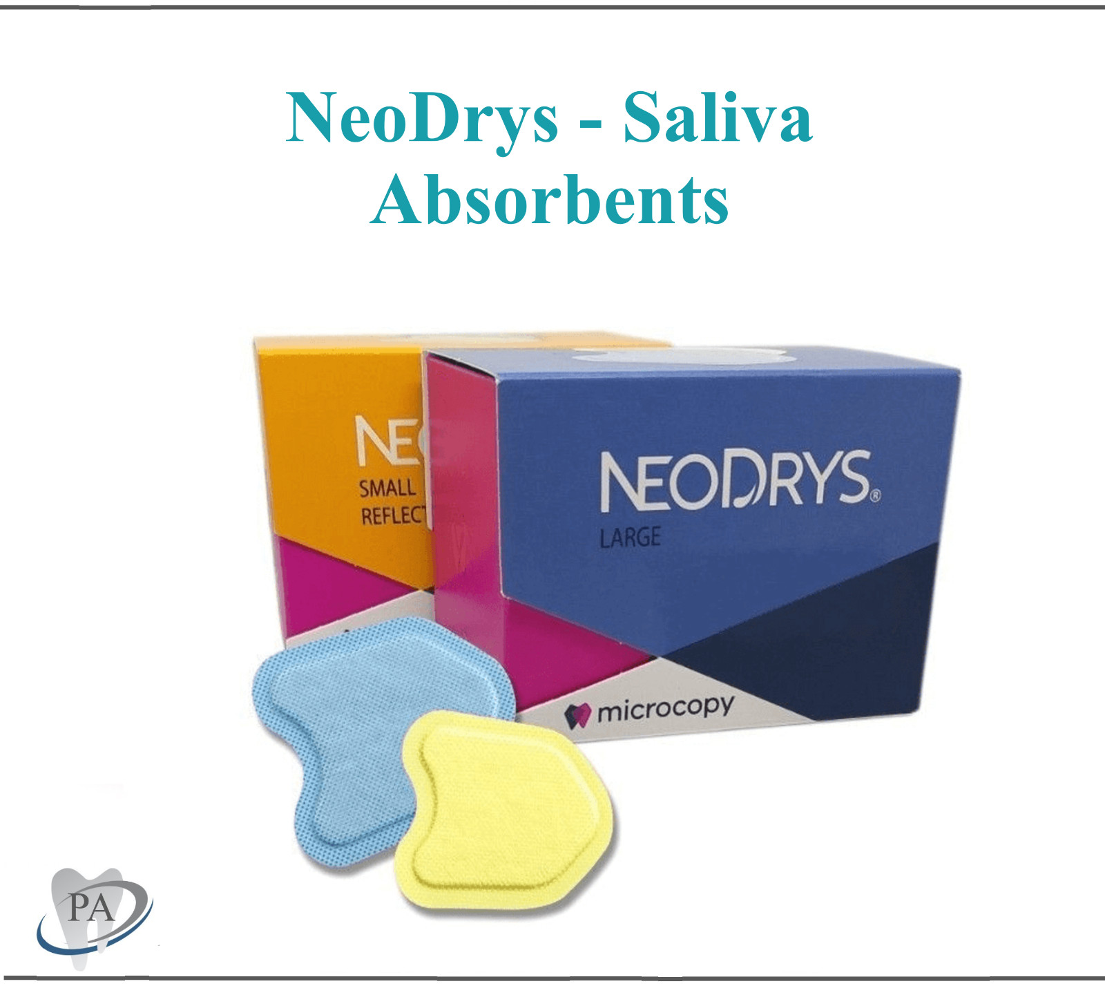 Dental NeoDrys Saliva Absorbents, DYL Absorption, Protection, Microcopy, 50/Bx